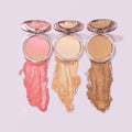 blush, highlighter and bronzer