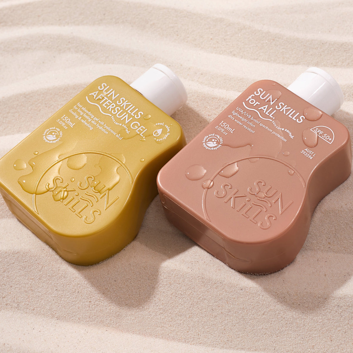 Aftersun Gel Aloe Vera Treatment Sun Skills Sun Skills