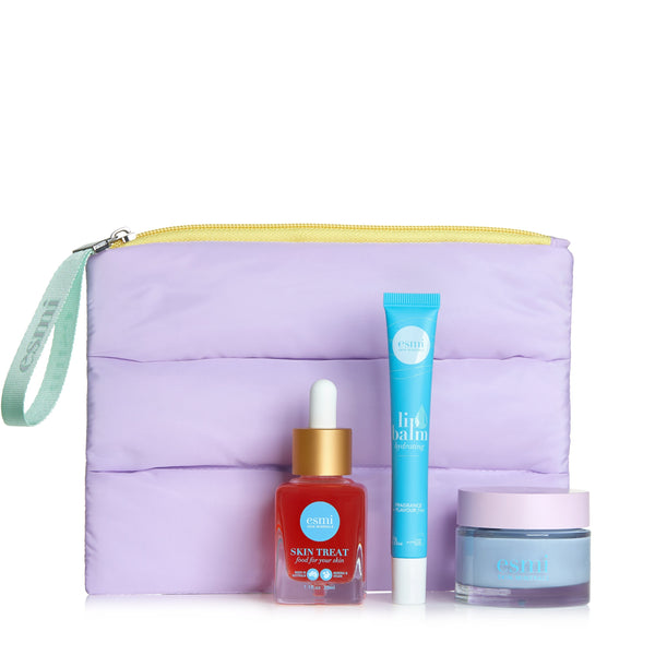 Firming & Hydrating Set with Puffer Bag