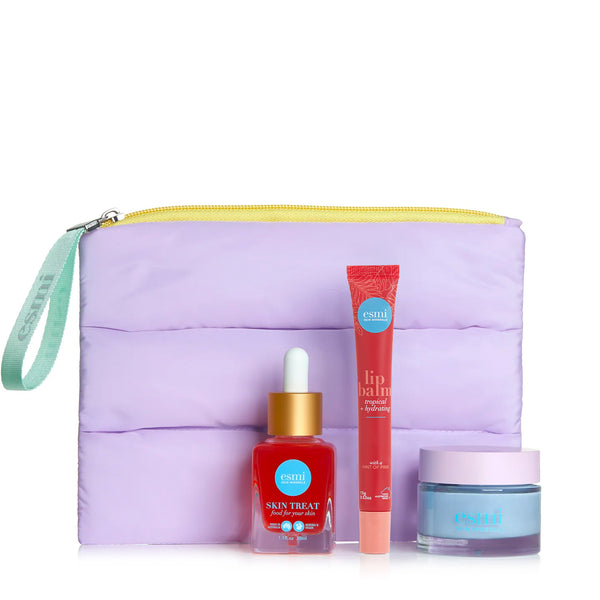 Firming & Hydrating Set with Puffer Bag