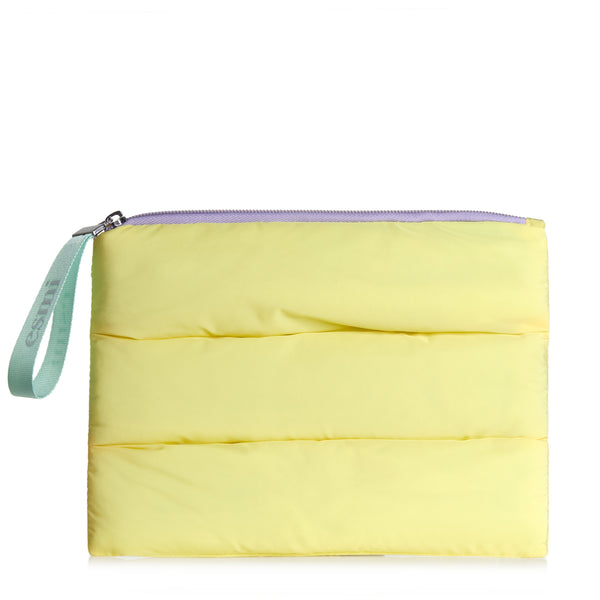 Yellow Puffer Beauty Bag