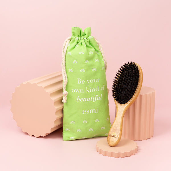 Bamboo Hand Hairbrush