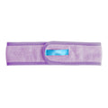 purple microfibre headband