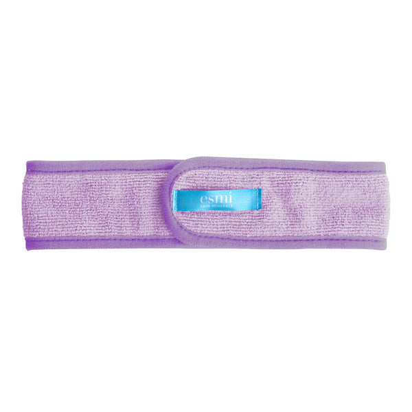 purple microfibre headband
