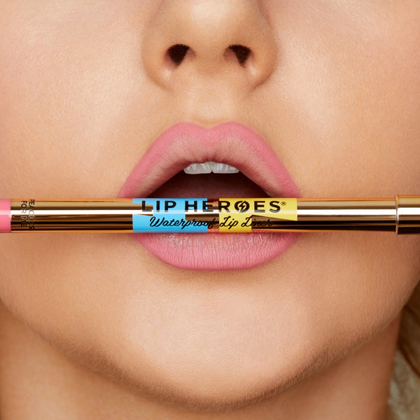 Lip heroes lipstick and liner duo - peach